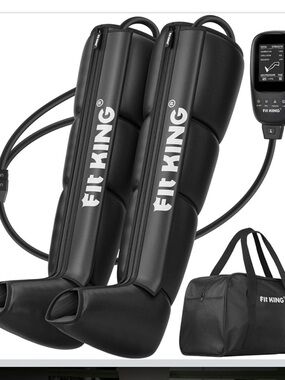 FIT KING FT-082A Recovery System Compression Massage Boots Size LARGE